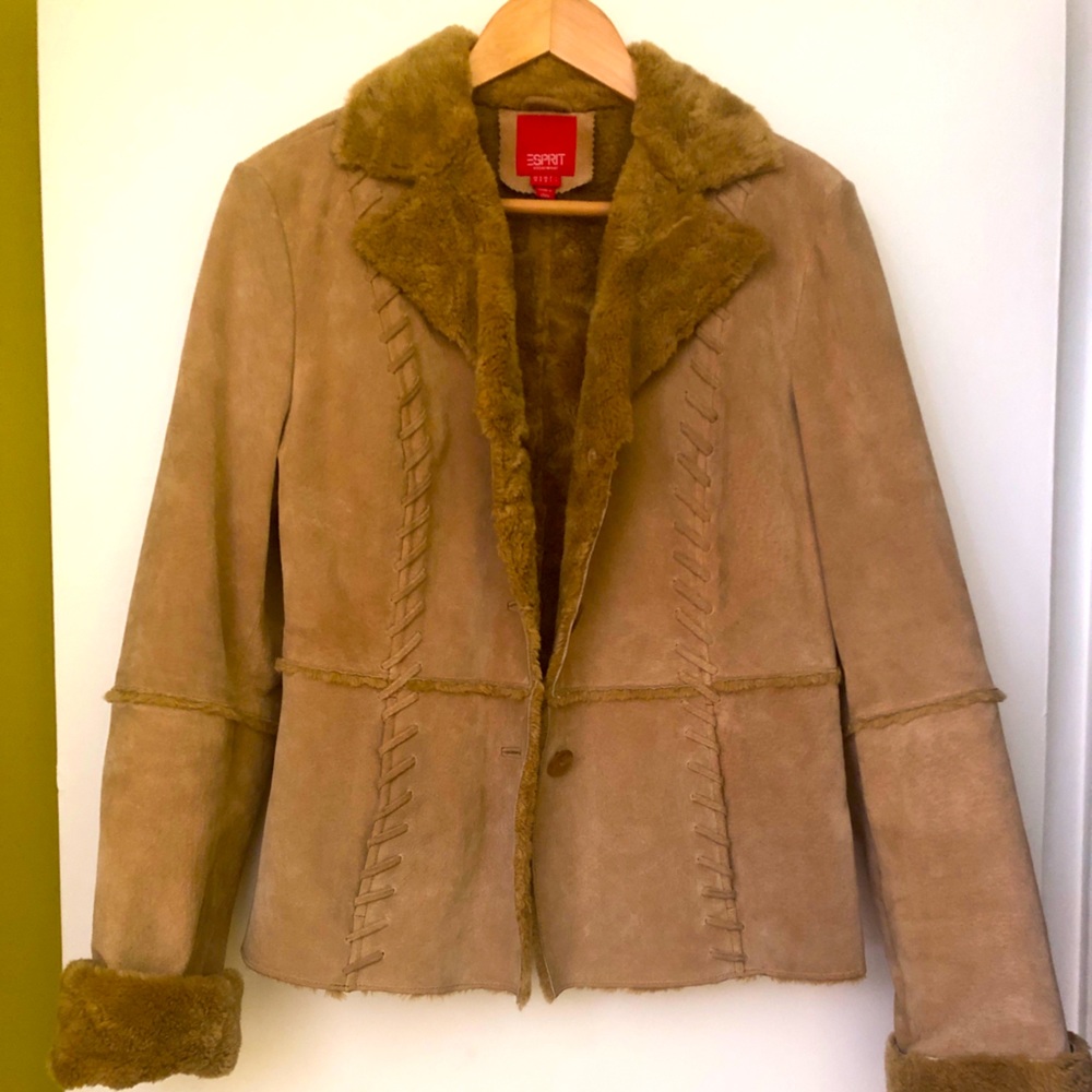Esprit Leather Coat